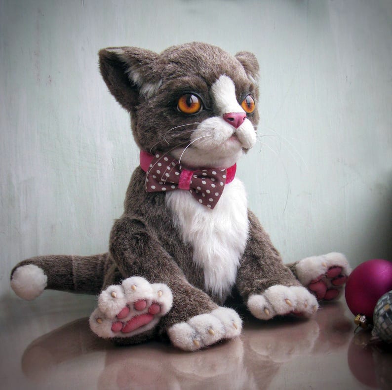 poseable cat model