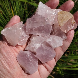 Rose Quartz Crystals for Love and Compassion, Heart Chakra Crystal, Crystal of Unconditional Love, Rough and Raw Rose Quartz Stone
