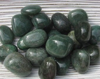 Tumbled Green Fuchsite Crystal Stone for Love and Compassion, Healer's Stone, Abundance, Luck and Wealth Stone Crystal, Chakra Crystal