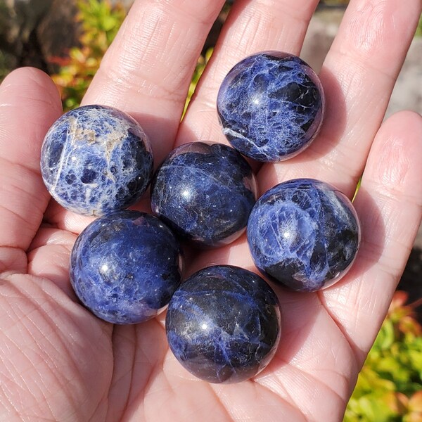 Sodalite - Sodalite Sphere - Blue Sodalite - Gemstone Sphere - Crystal Sphere - Third Eye Chakra - Calming Stone - Balancing Stone