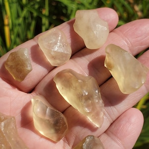 Libyan Desert Glass Pieces, Gold Libyan Glass, Libyan Tektite, Rare Tektite Natural Desert Glass for Manifestation and Consciousness