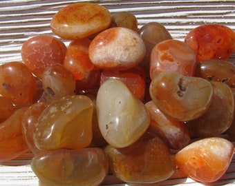 Carnelian Crystal, Carnelian Stone, (1"), Carnelian Gemstone, Healing Crystal, Healing Stone, Grounding Stone, Grounding Crystal, Creativity
