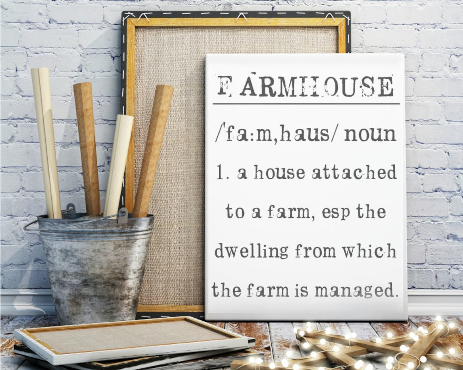 Farmhouse Sign Farmhouse Definition Cottage Sign Cottage Etsy