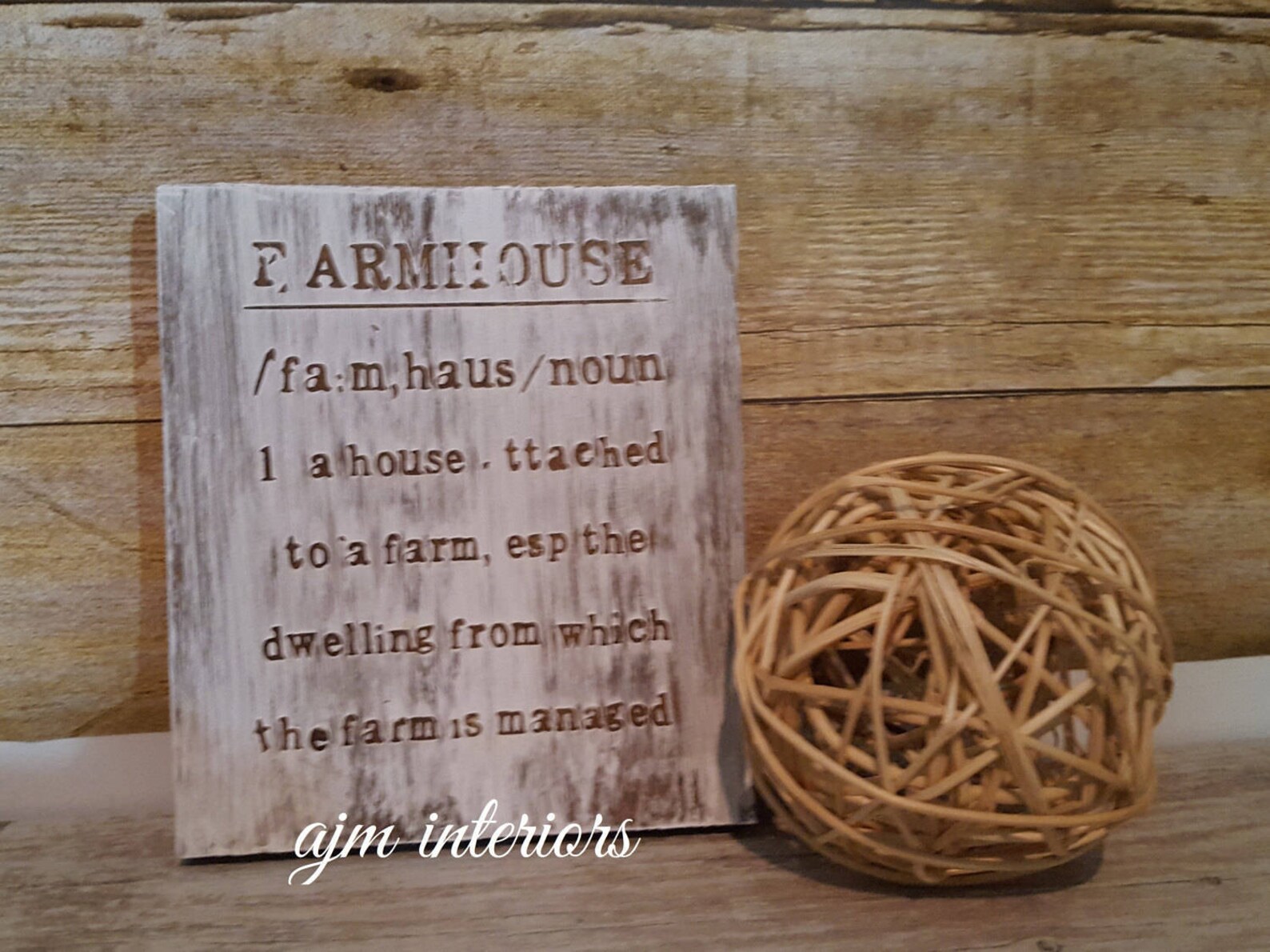 Farmhouse Sign Farmhouse Definition Cottage Sign Cottage Etsy