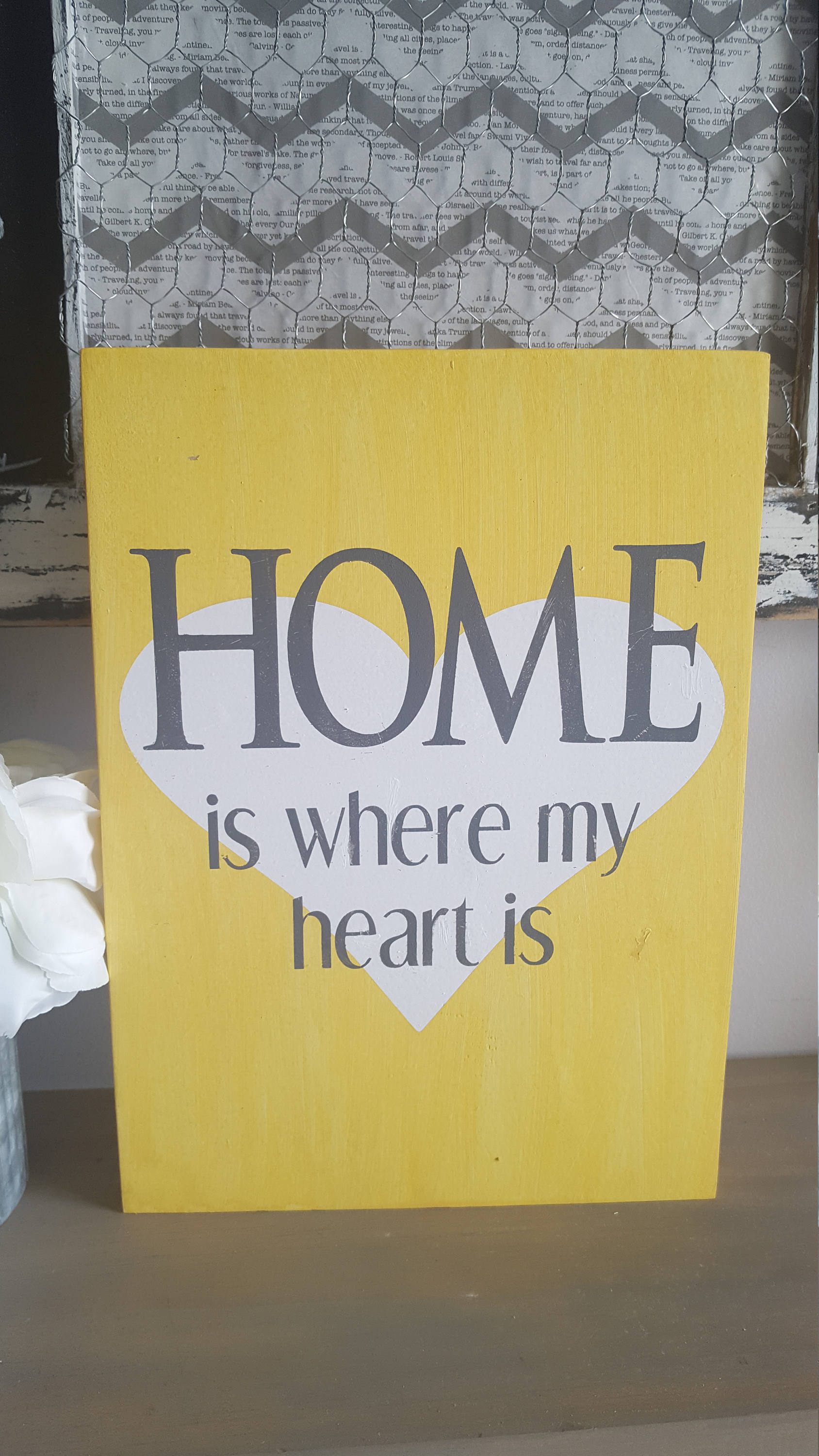 Home is where the heart is sign home is where the heart is Etsy