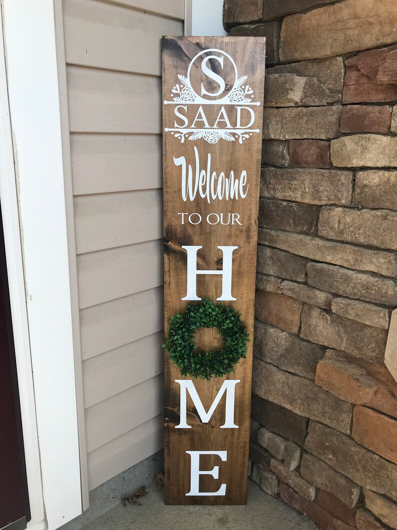 Personalized Welcome Sign Personalized Welcome Sign With  Etsy