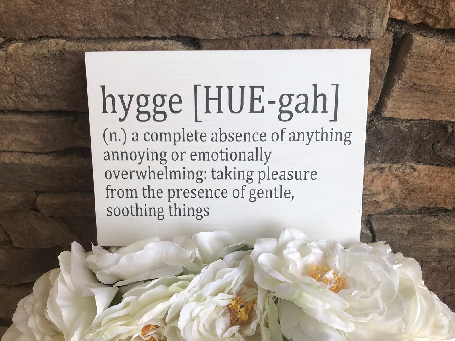 Hygge sign Hygge decor definition sign Hygge definition Etsy