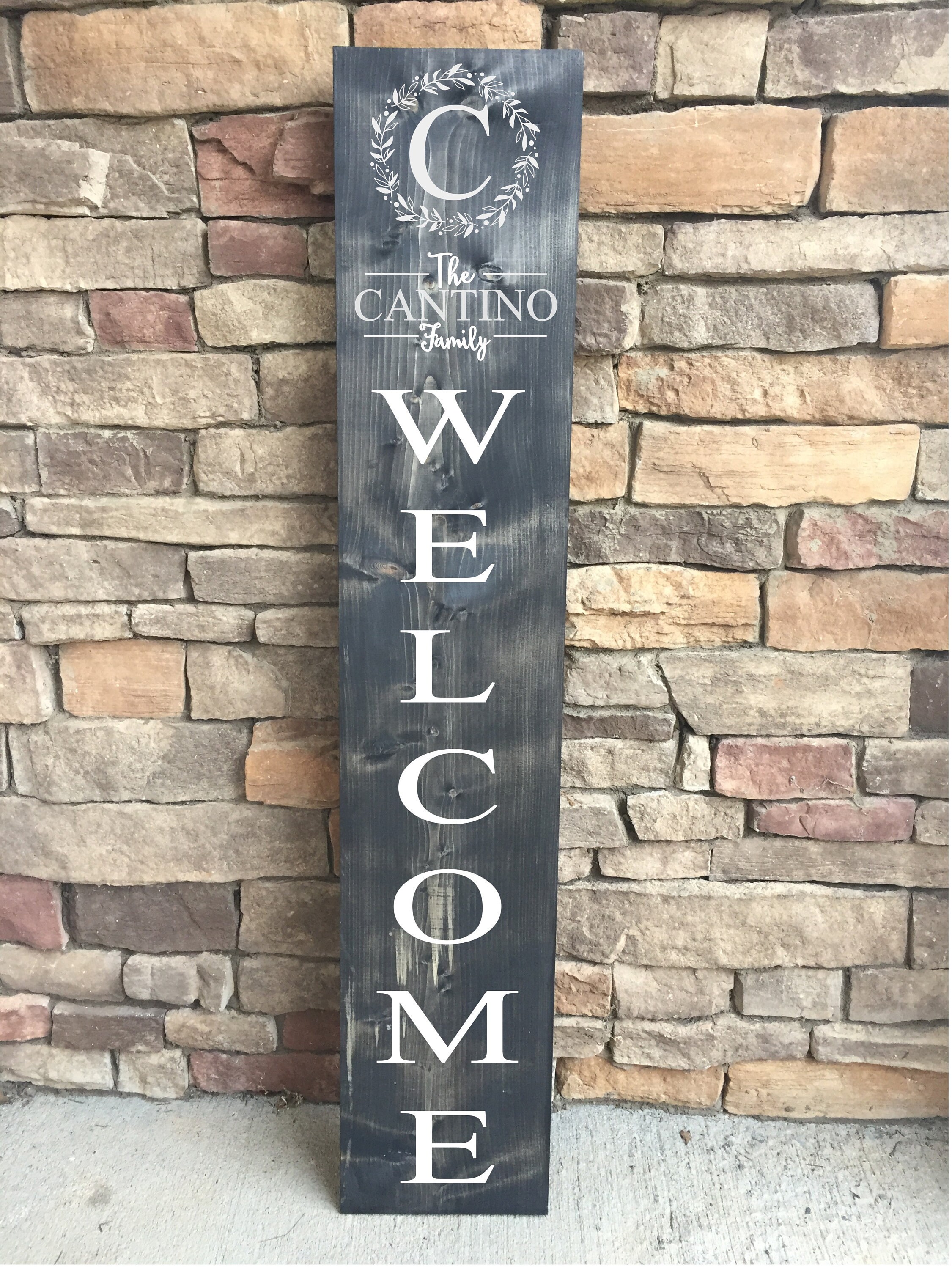 Personalized Porch Sign Front Porch Sign Tall Porch Sign Etsy Canada