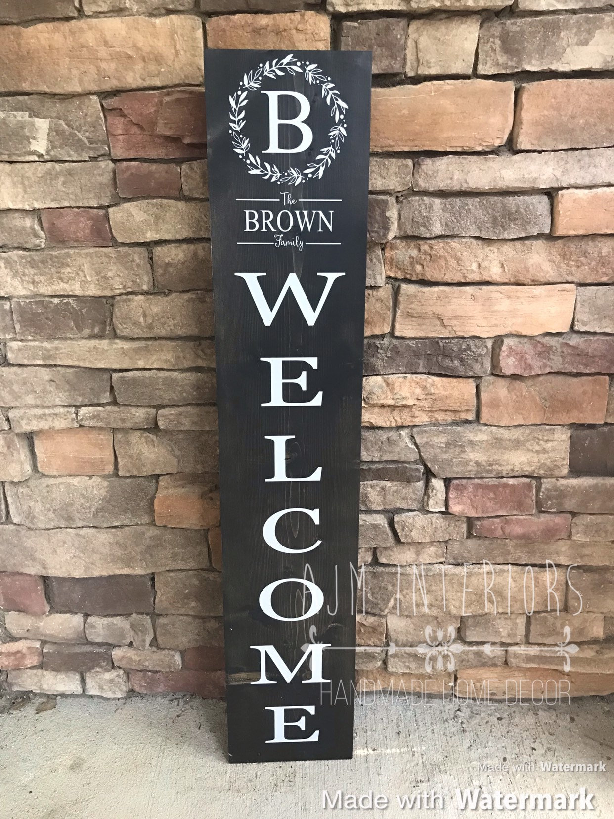 Personalized Porch Sign Front Porch Sign Tall Porch Sign Etsy Canada