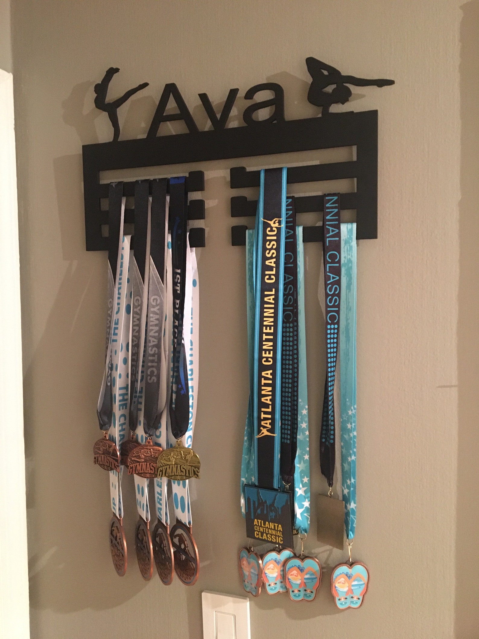 Sport Medal Holder Personalized Medal Holder Storage for Etsy