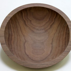 9&quot; Solid Unfinished Walnut Bowl