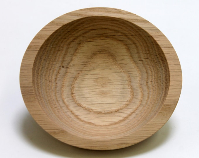 6 Red Oak Bowl,solid Wooden Bowl,small Wood Bowl,hardwood Bowl,unfinished Wooden Bowl,wooden