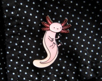 Axolotl Enamel Pin