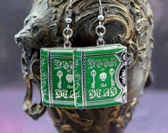 Abhorsen’s Book of the Dead Earrings – inspired by the Old Kingdom books by Garth Nix