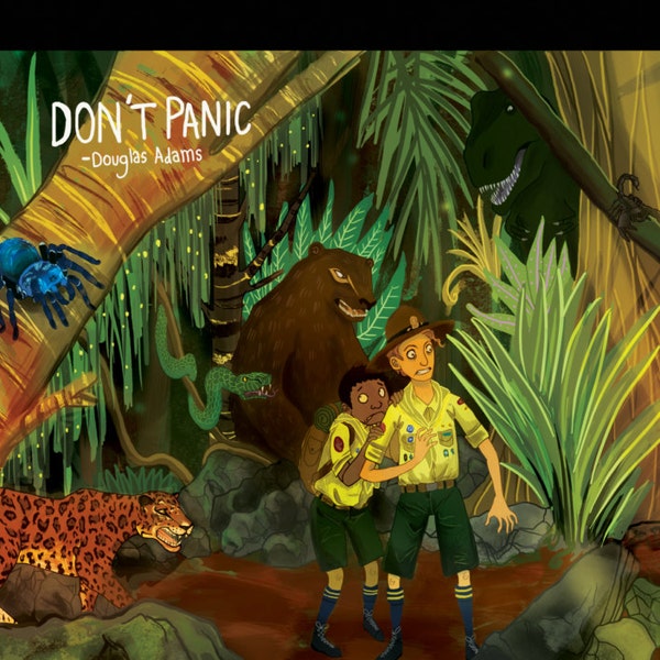 Douglas Adams Quote - Etsy