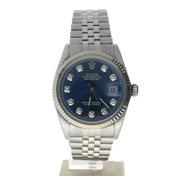 rolex datejust 16014 blue dial