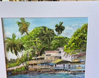 Prints of “Happy Hour on Front St Lahaina” - 3 sizes