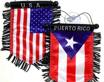 Puerto Rico Puerto Rican Boricua design Flags patches Boxing Gloves Car accessories Home decor