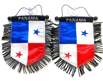 Panama flag small Mini Banners car accessories home decoration window door wall flags decor Panamian
