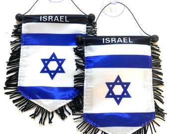 Israel flag small Mini Banners car accessories home decoration window door wall flags decor israeli