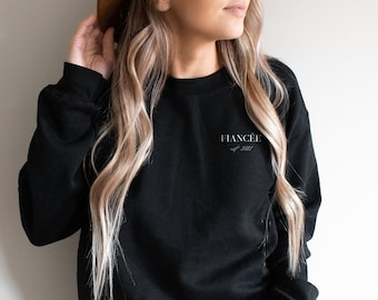 Fiancée est. 2021 Sweatshirt, Fiancée Sweater, Engagement Sweater, Engagement Gift, Bride to Be Sweatshirt,  Future Mrs. Engagement Shirt