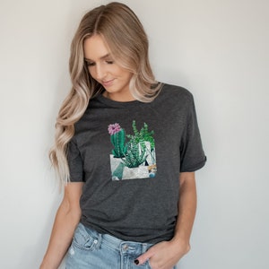 Succulents T Shirt, Plant Lover Shirt, Succulent Plant Mom, House Plants Succulents T Shirt, Gardening Shirt, Gardening Gift, Cactus Shirt,