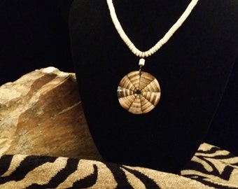 Shell Necklace with Unique Shell Drop