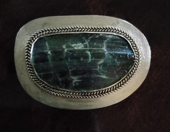 Labradorite Brooch signed - image 3