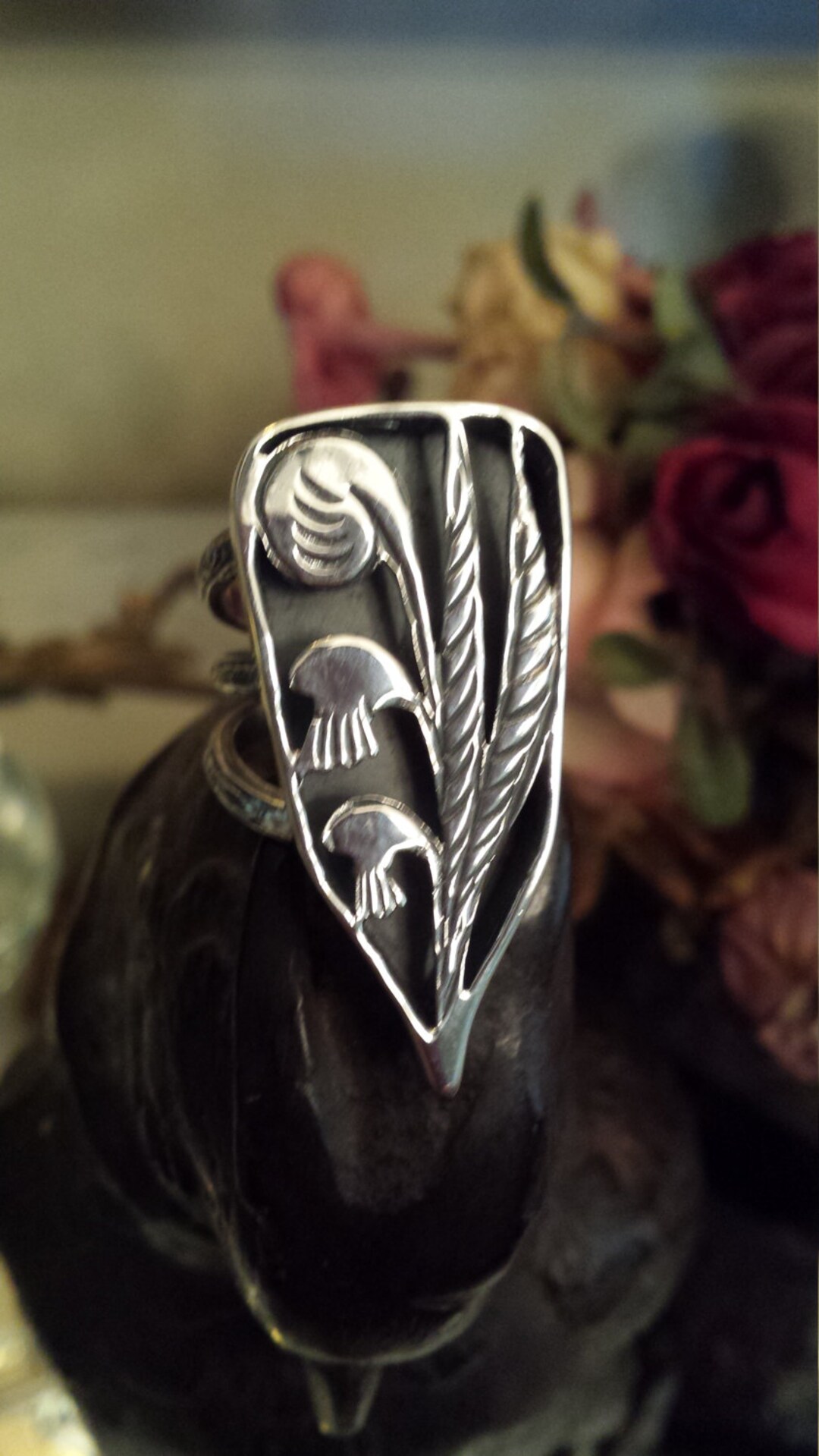 Sterling Silver Vintage Artist Ring, Size 8 - Etsy