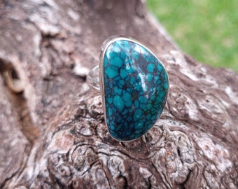 Sterling silver turquoise ring, size 9