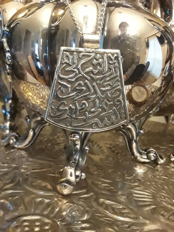 Sterling silver scrolling pendant with chain - image 3