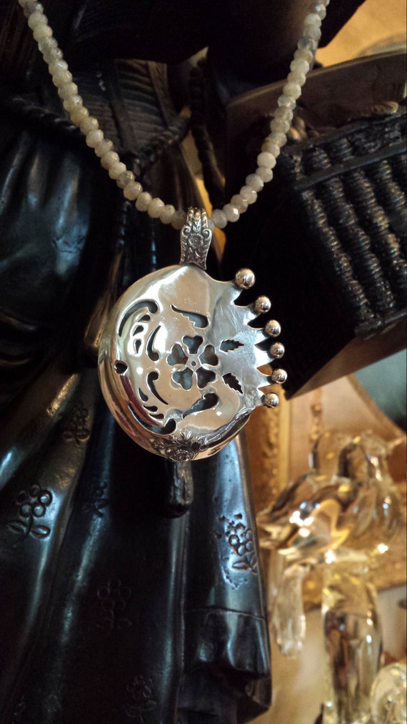 Sterling silver artist unique pendant