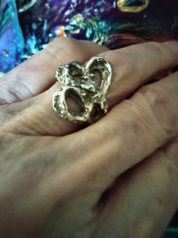 Sterling Silver twisted ring - image 1