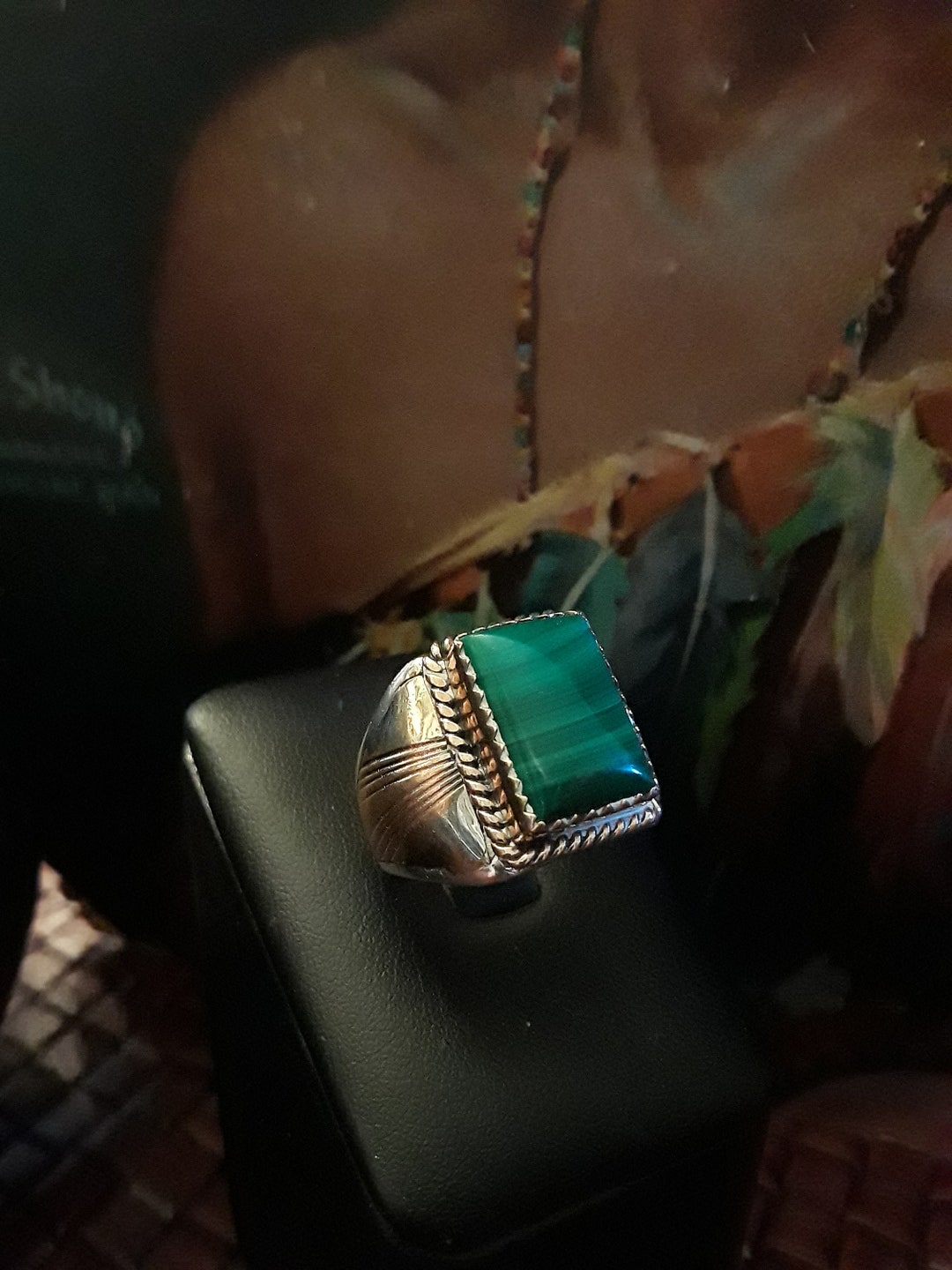 Sterling Silver With Gold Overlay Malachi Ring - Etsy