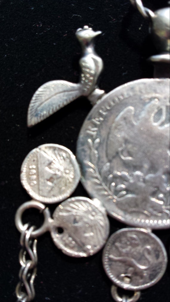 Sterling silver coin pendant necklace - image 4