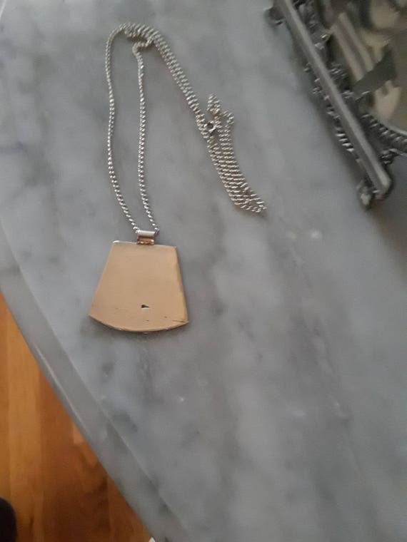 Sterling silver scrolling pendant with chain - image 5