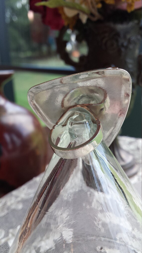 Sterling silver Natural Montana Agate statement r… - image 3