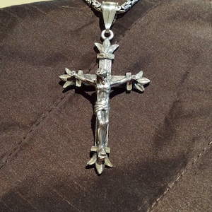 Sterling silver vintage artist one of a kind cross image 1