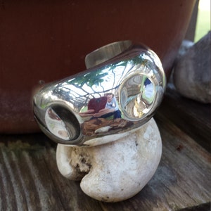 Sterling silver cuff bracelet