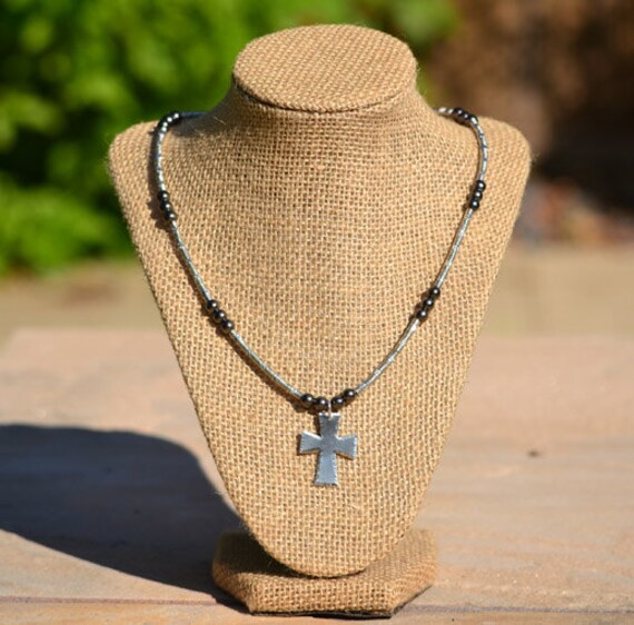 Sterling Silver Cross Necklace for Men Mens Cross Pendant | Etsy