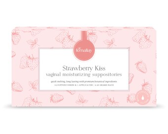 Organic Strawberry Moisturizing Suppositories