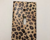 Jungle Safari Cheetah Animal print,light plate cover,light switch plate, outlet cover, outlet plate, home decor,Decoupage