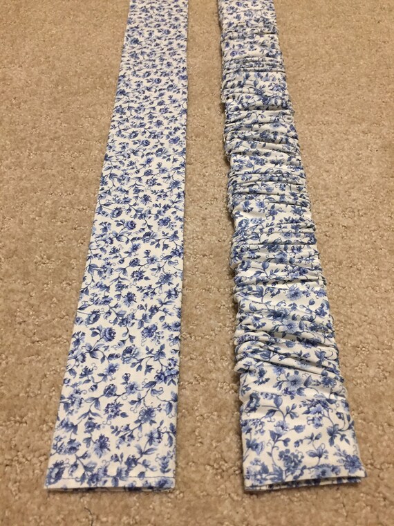 Trendy Print Short Blue Floral Print Lamp Cord Covers Etsy