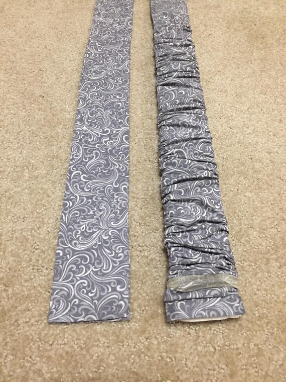 Trendy Print Grey White Breezeway Lamp Cord Covers Etsy