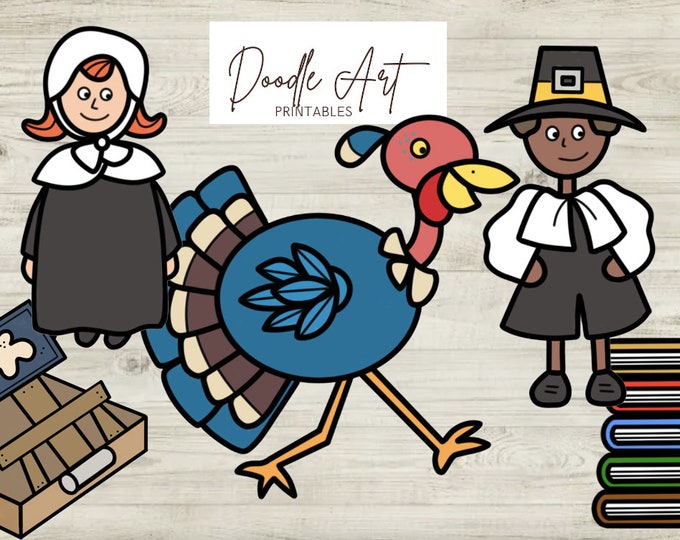 Featured listing image: How to Catch a Turkey Clip Art Pack