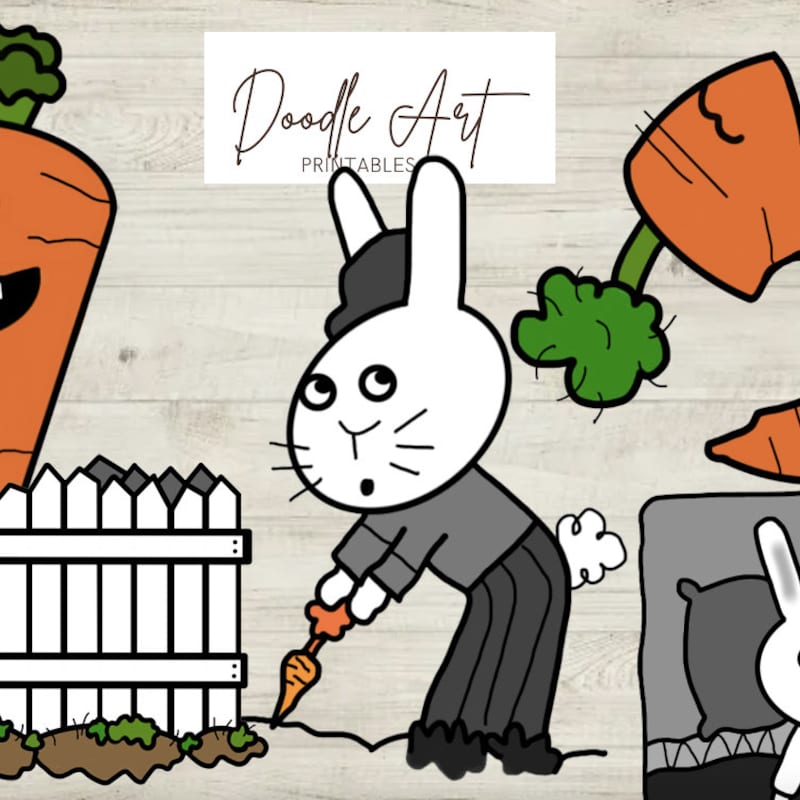 Creepy Carrots Clipart - Etsy