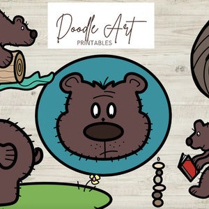 The Very Itchy Bear Clip Art Pack