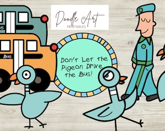 Do Not Let the Pigeon Drive the Bus Clip Art Pack