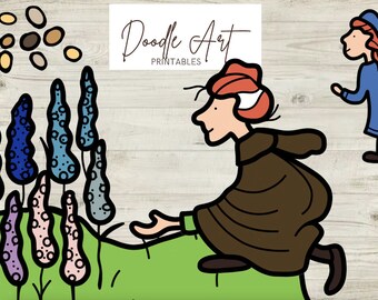 Miss Rumphius Clip Art-pakket