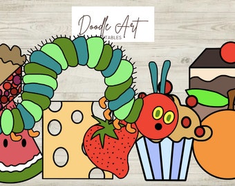 Caterpillar Picnic Clipart Pack